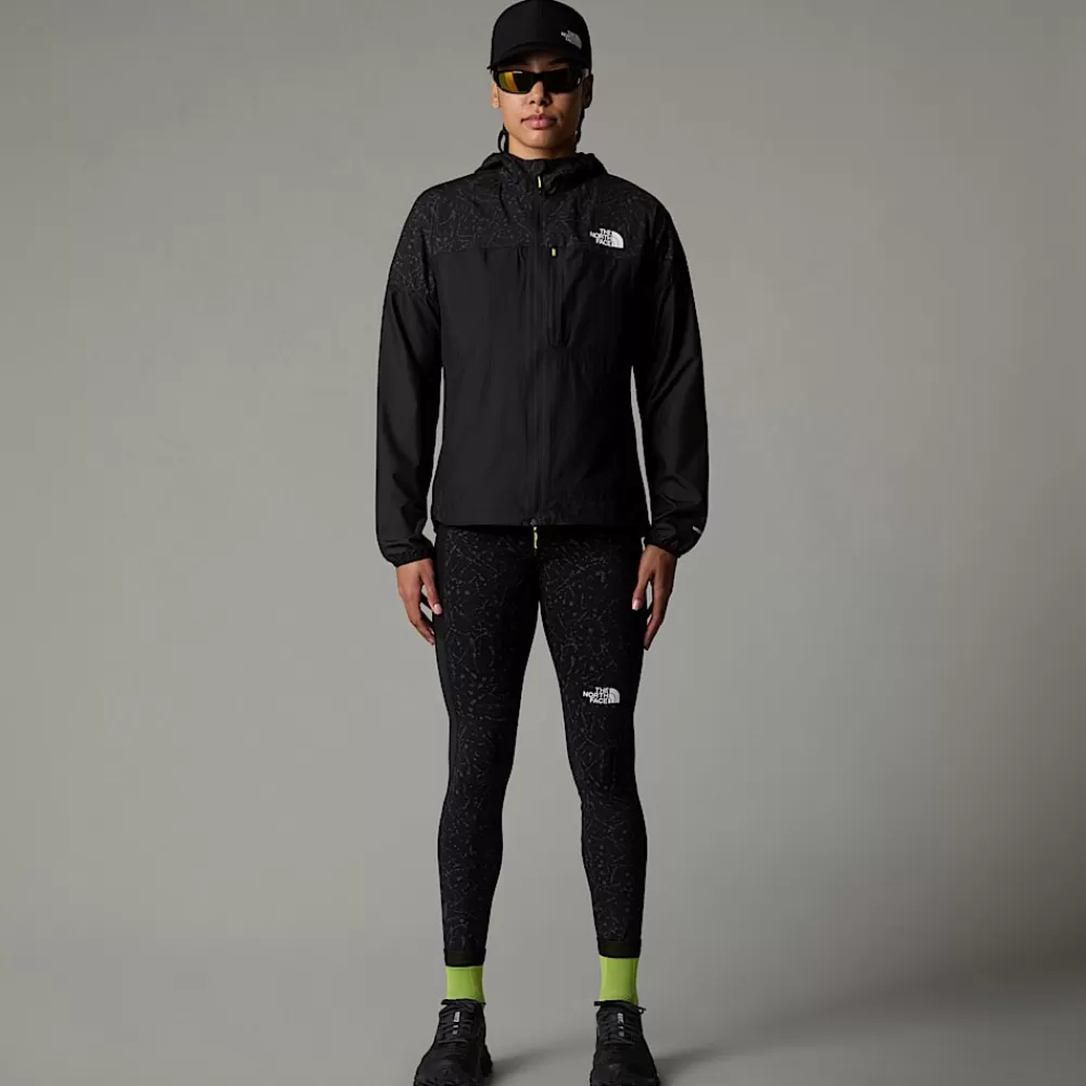 The North Face Lette Jakker | Softshell^Higher Run Vindjakke Til Damer TNF Black-TNF Black Trail Reflective Print