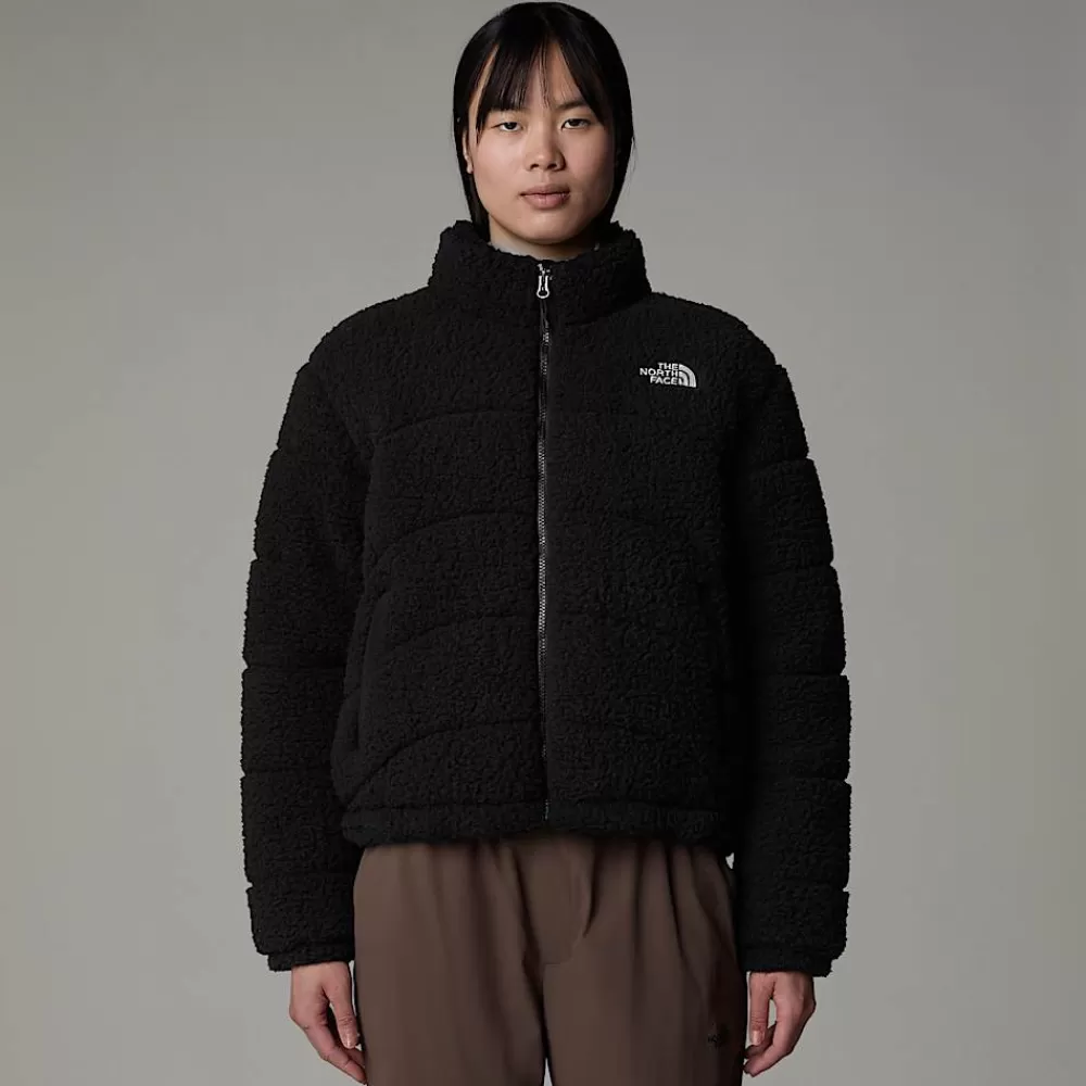 The North Face Nuptse Og Dunjakker | Insulated^High-Pile TNF 2000 Jakke Til Damer TNF Black