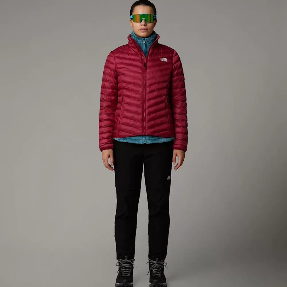 The North Face Insulated^Huila Jakke Med Syntetisk Isolering Til Damer Beetroot