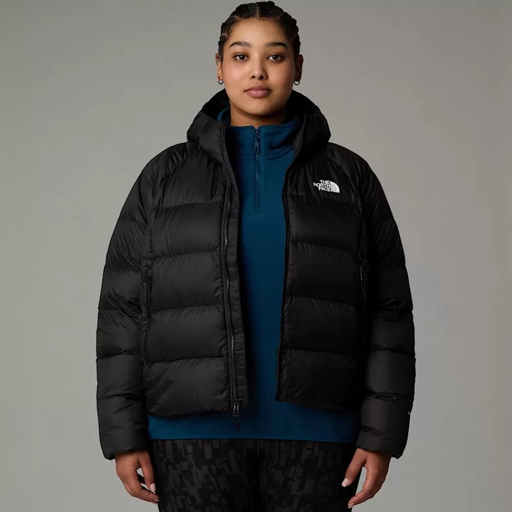 The North Face Nuptse Og Dunjakker | Dunjakker^Hyalite Dunjakke Med Hætte I Store Størrelser Til Damer TNF Black-NPF