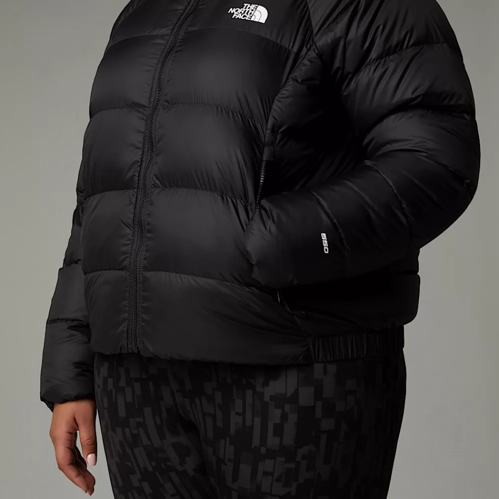 The North Face Nuptse Og Dunjakker | Dunjakker^Hyalite Dunjakke Med Hætte I Store Størrelser Til Damer TNF Black-NPF