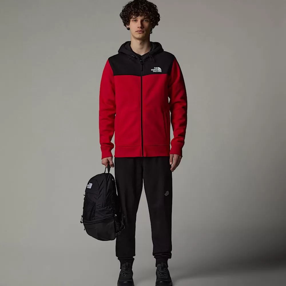 The North Face Hoodies & Sweatshirts^Icons Hættetrøje Med Lynlås Til Herrer TNF Red-TNF Black