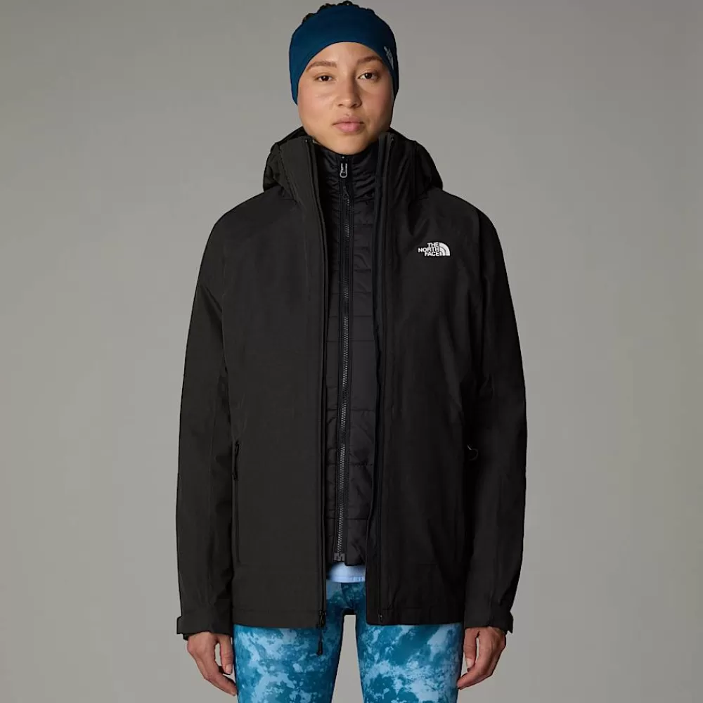 The North Face Insulated | Vandtætte Jakker^Inlux Triclimate Jakke Til Damer TNF Black Heather-TNF Black