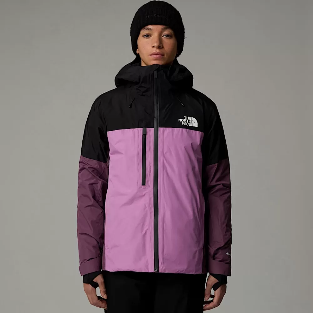 The North Face Vandtætte Jakker | Insulated^Isoleret Dawnstrike GORE-TEX® Jakke Til Damer TNF Black-Dragonfruit-Midnight Mauve