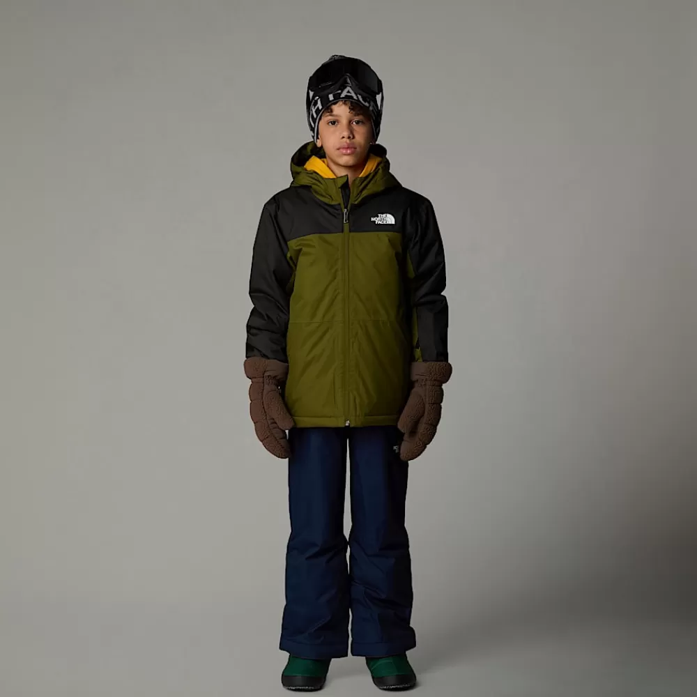 The North Face Jakker | Vandtætte Jakker^Isoleret Freedom Jakke Til Drenge Forest Olive-TNF Black