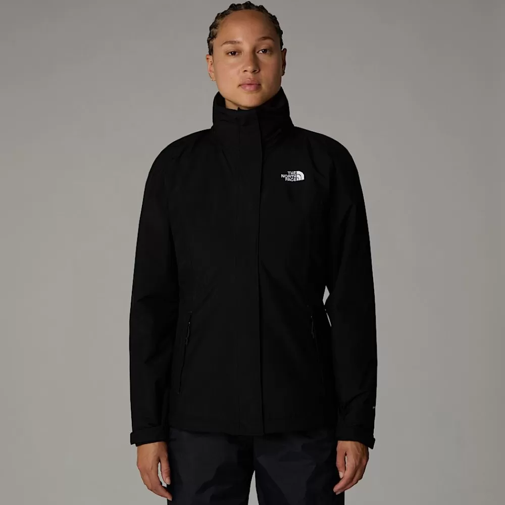 The North Face Vandtætte Jakker | Vandtætte Jakker^Isoleret Monte Tamaro Jakke Til Damer TNF Black-TNF White