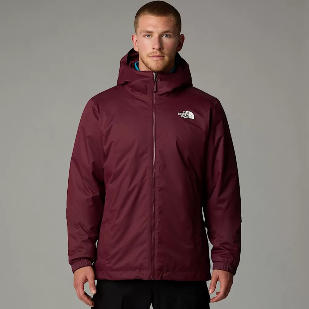 The North Face Vandtætte Jakker | Vandtætte Jakker^Isoleret Quest Jakke Til Herrer Alpine Plum Dark Heather