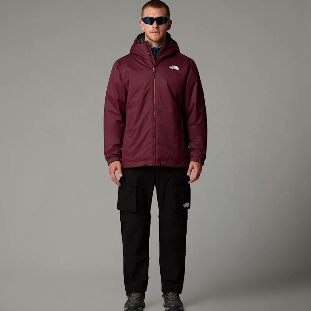 The North Face Vandtætte Jakker | Vandtætte Jakker^Isoleret Quest Jakke Til Herrer Alpine Plum Dark Heather