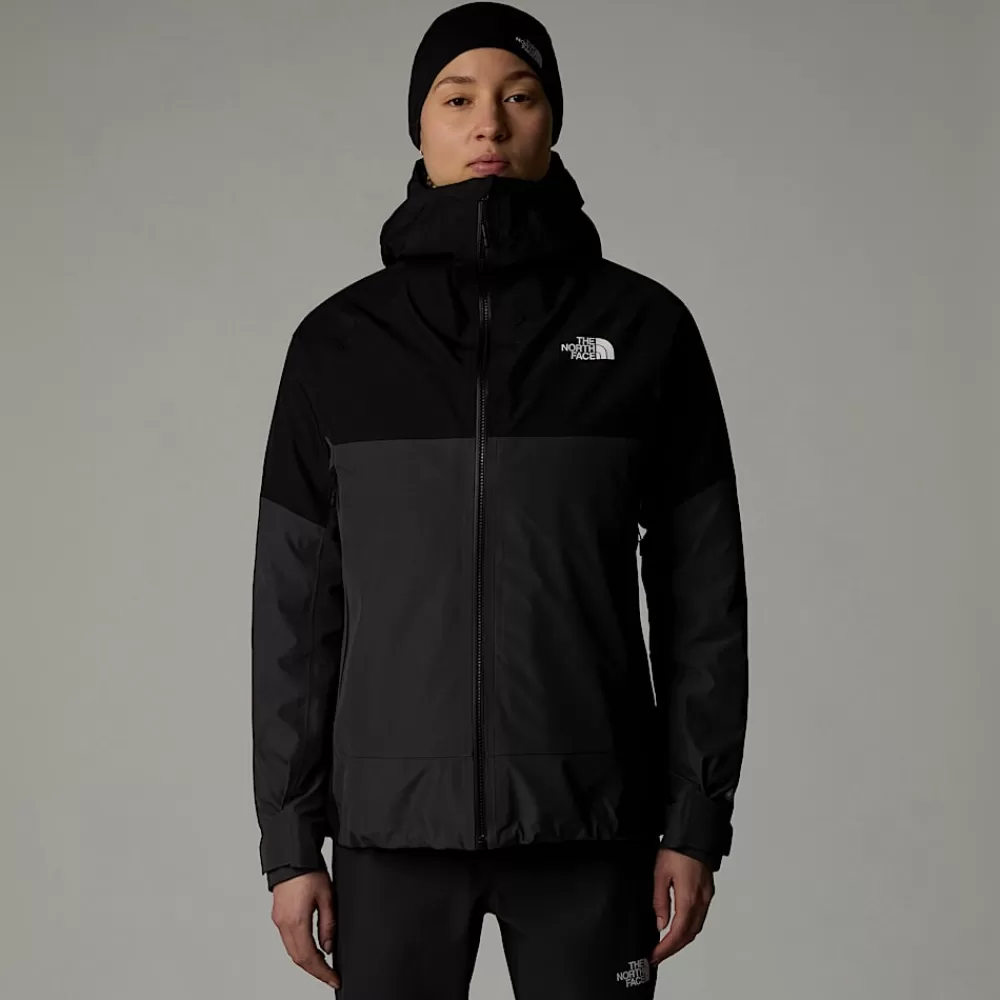 The North Face Vandtætte Jakker^Jazzi 3L GORE-TEX® Jakke Til Damer Anthracite Grey-TNF Black