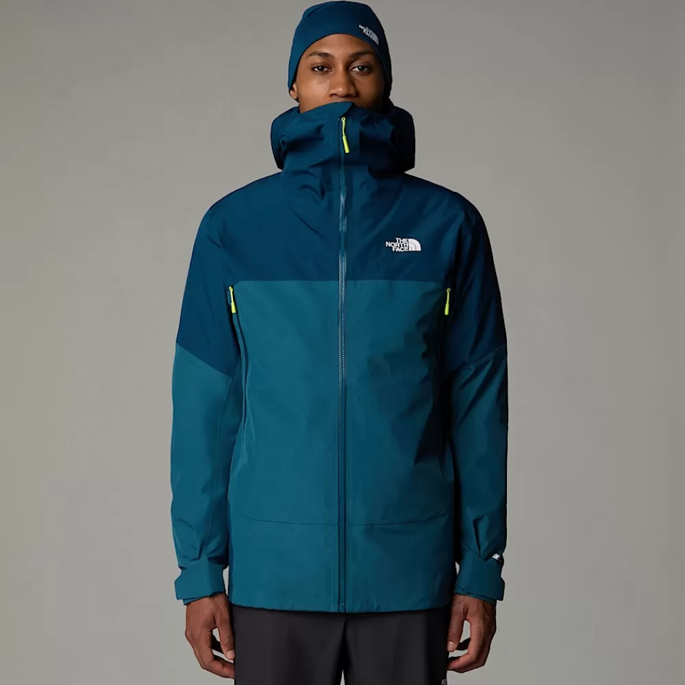 The North Face Vandtætte Jakker^Jazzi 3L GORE-TEX® Jakke Til Herrer Midnight Petrol-Mallard Blue