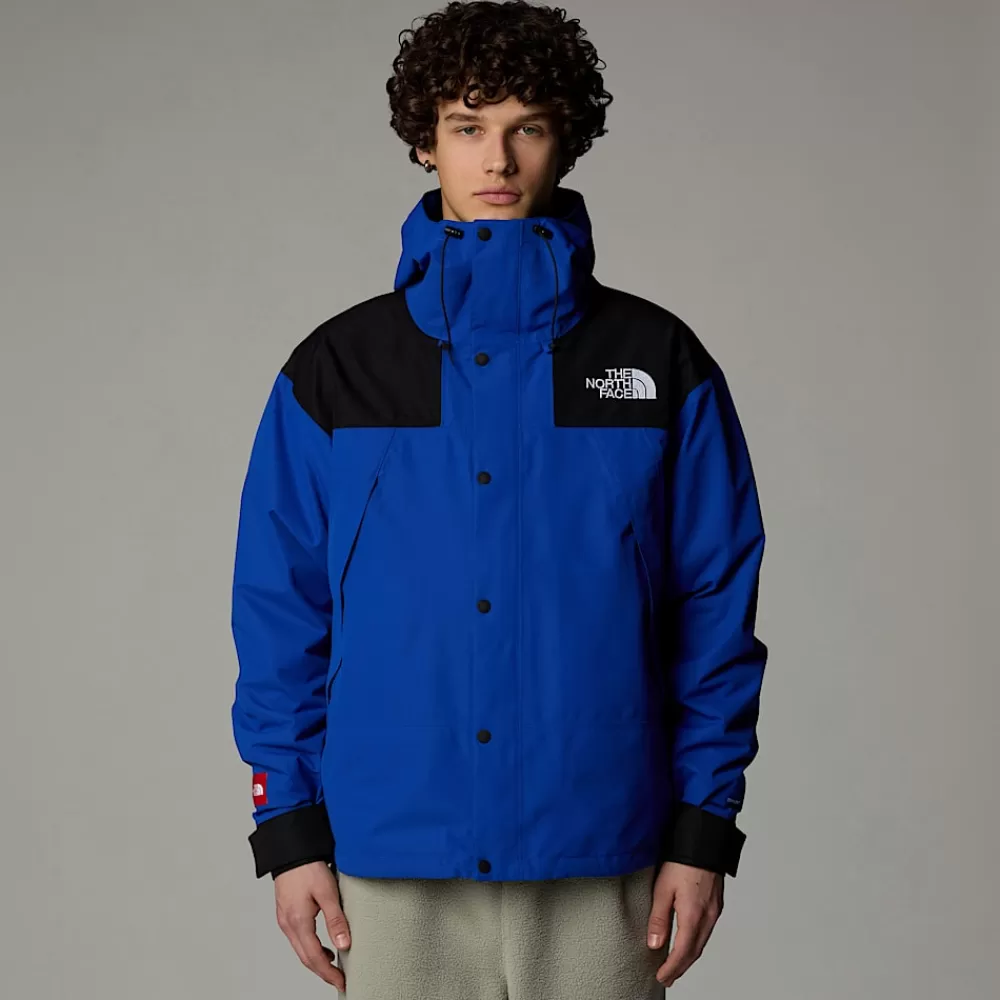 The North Face Vandtætte Jakker^Kort Mountain Mono Jakke Til Herrer TNF Blue-TNF Black