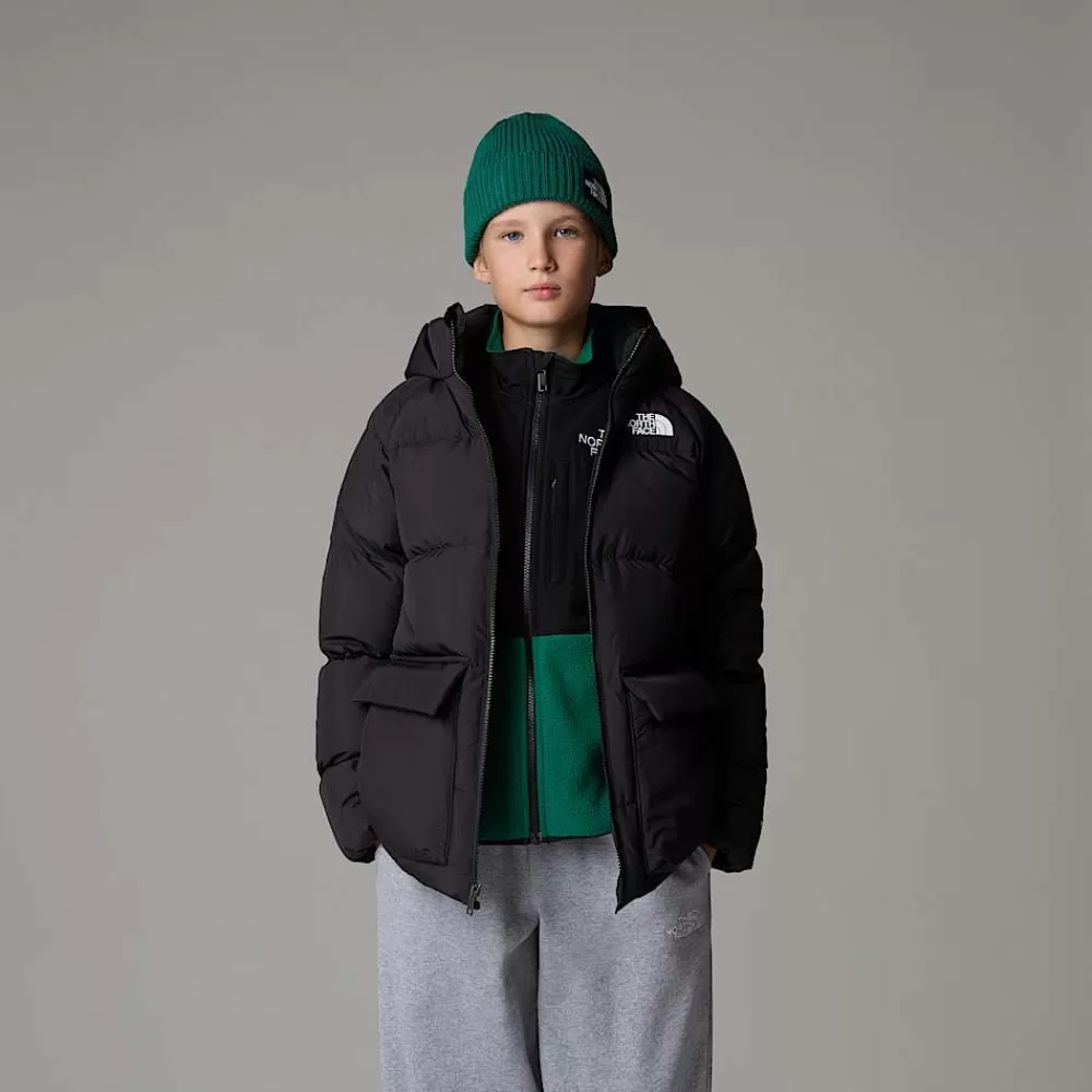 The North Face Jakker | Jakker^Kort North Dunparka Med Fleeceforing Til Unge TNF Black
