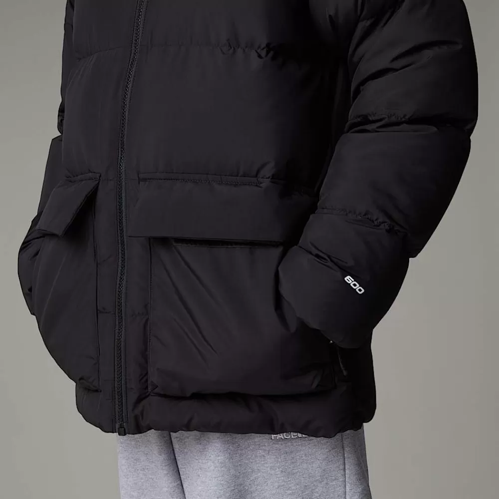 The North Face Jakker | Jakker^Kort North Dunparka Med Fleeceforing Til Unge TNF Black
