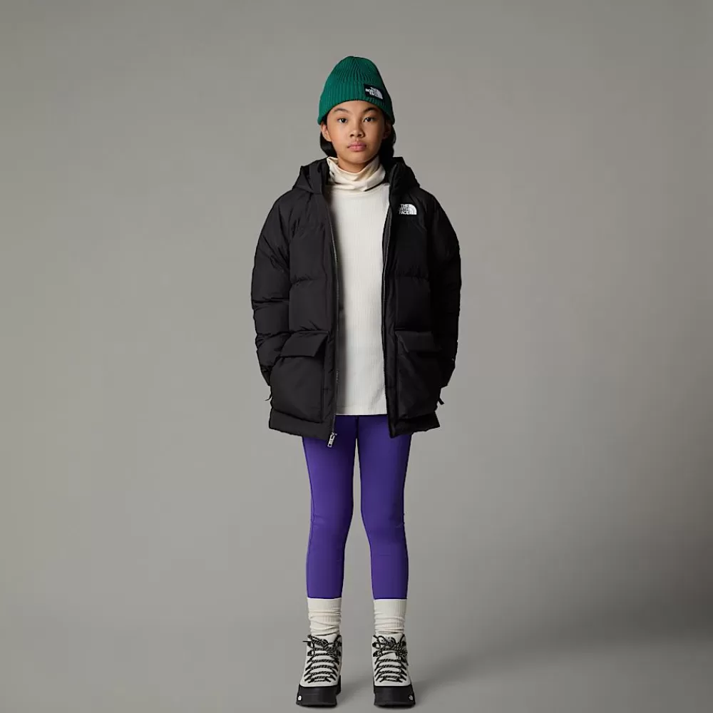 The North Face Jakker | Jakker^Kort North Dunparka Med Fleeceforing Til Unge TNF Black