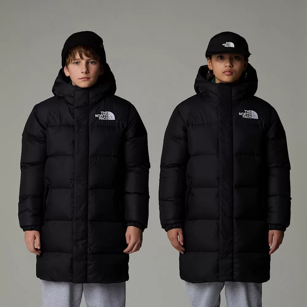 The North Face Jakker | Jakker^Lang Nuptse Parka Til Unge TNF Black