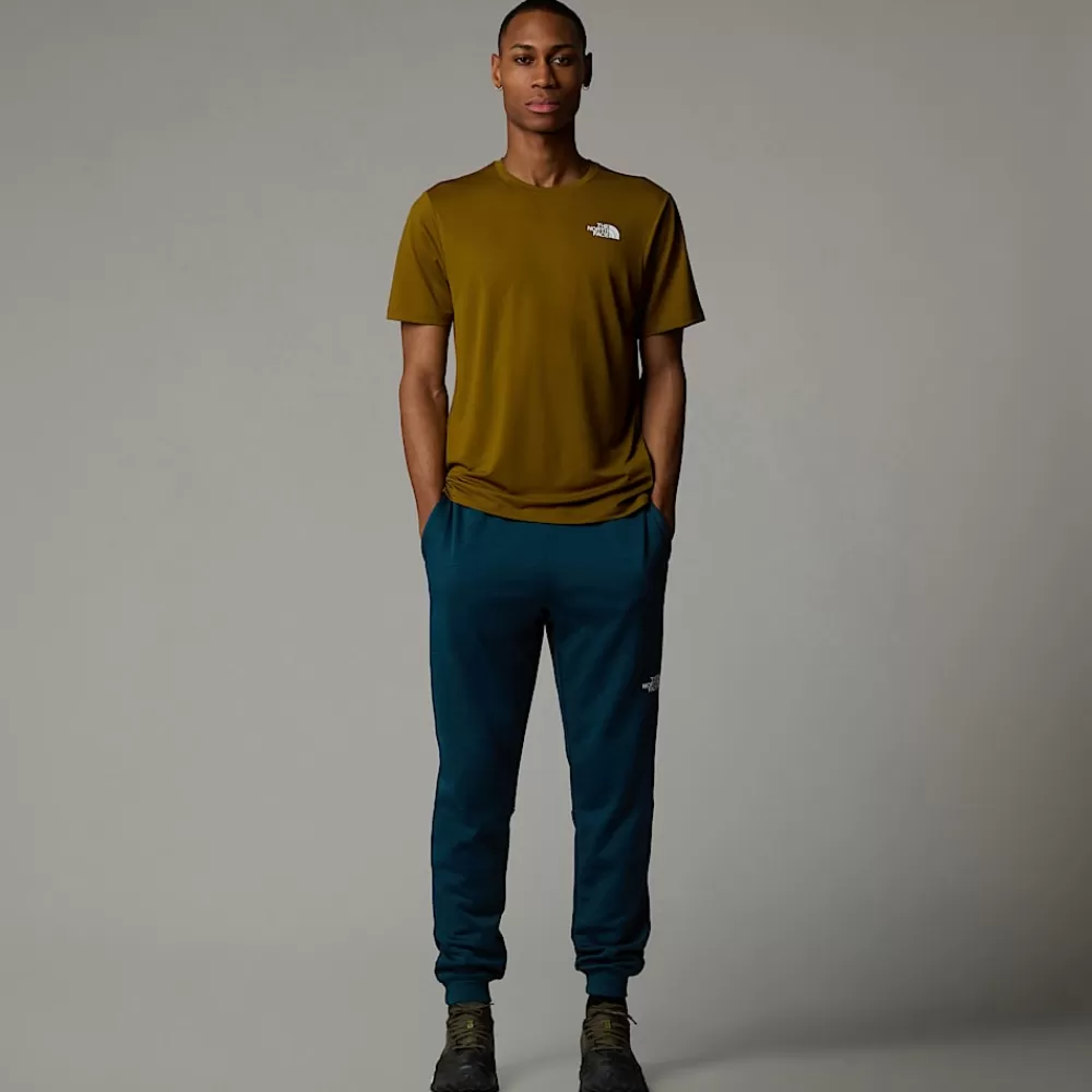 The North Face Shirts & Polos | Active^Langærmet 24/7 T-shirt Med Kvart Lynlås Til Herrer Moss Green