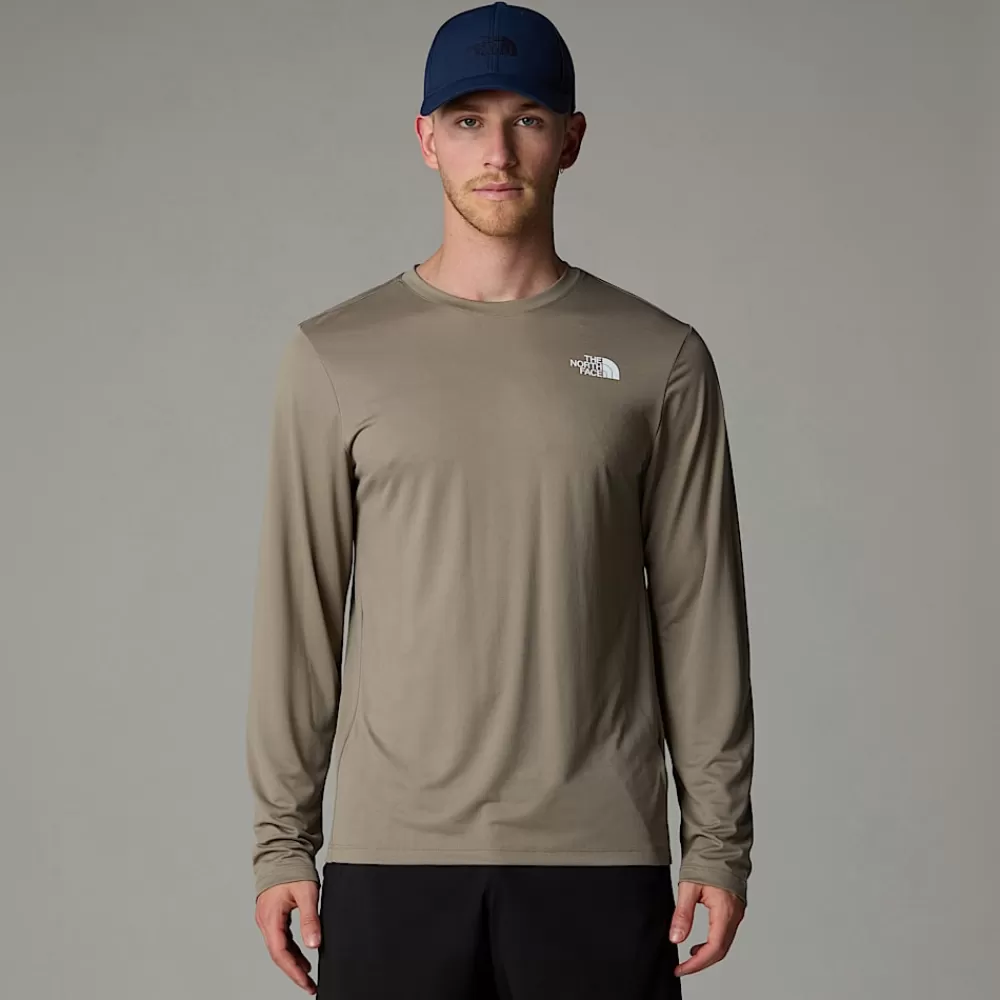 The North Face Shirts & Polos | Active^Langærmet 24/7 T-shirt Til Herrer Cavern Grey