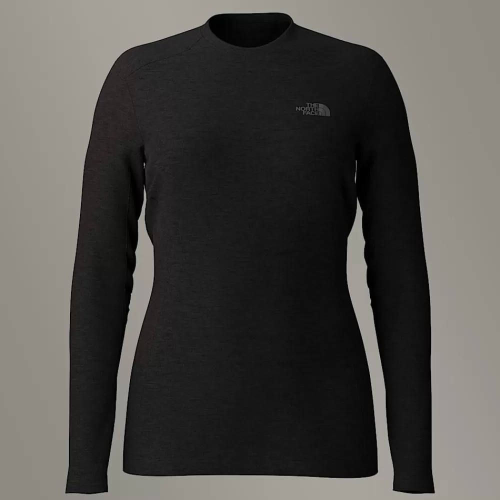 The North Face T-Shirts Og Trøjer^Langærmet Easy Top Til Damer TNF Black