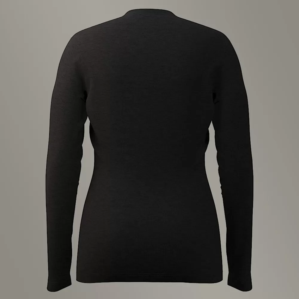 The North Face T-Shirts Og Trøjer^Langærmet Easy Top Til Damer TNF Black