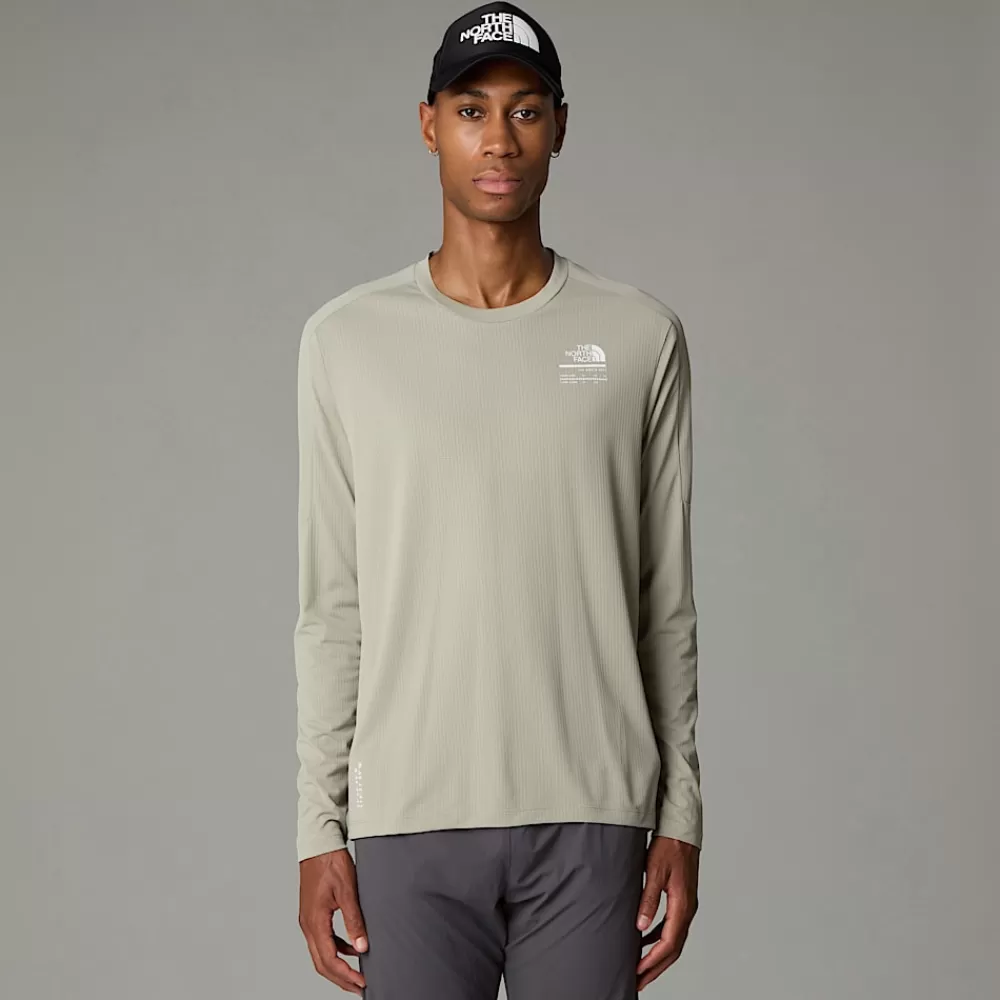 The North Face Shirts & Polos | Active^Langærmet Kikash T-shirt Til Herrer Clay Grey