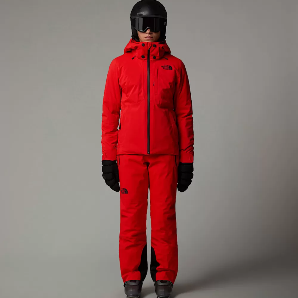 The North Face Vandtætte Jakker | Insulated^Lenado Jakke Til Damer Fiery Red