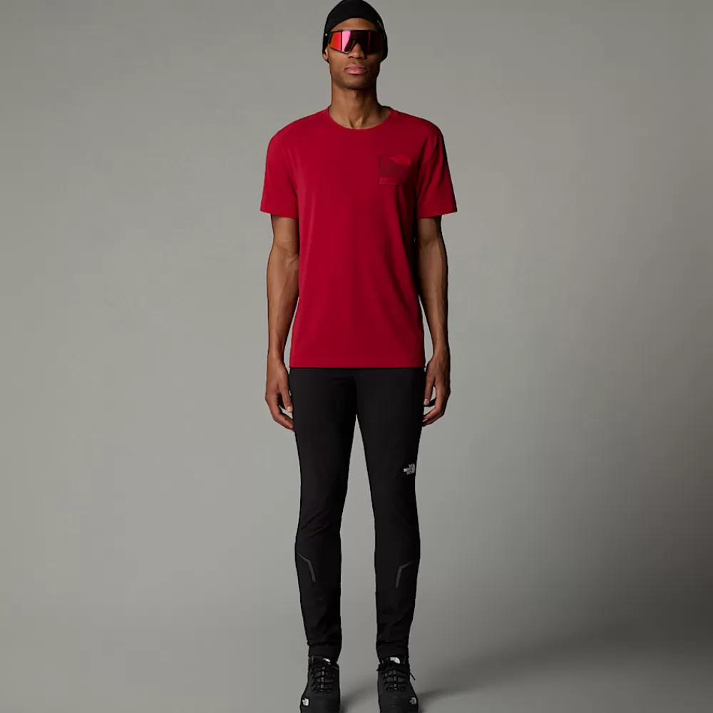 The North Face Shirts & Polos | Active^Lightning Graphic T-shirt Til Herrer Garnet Red