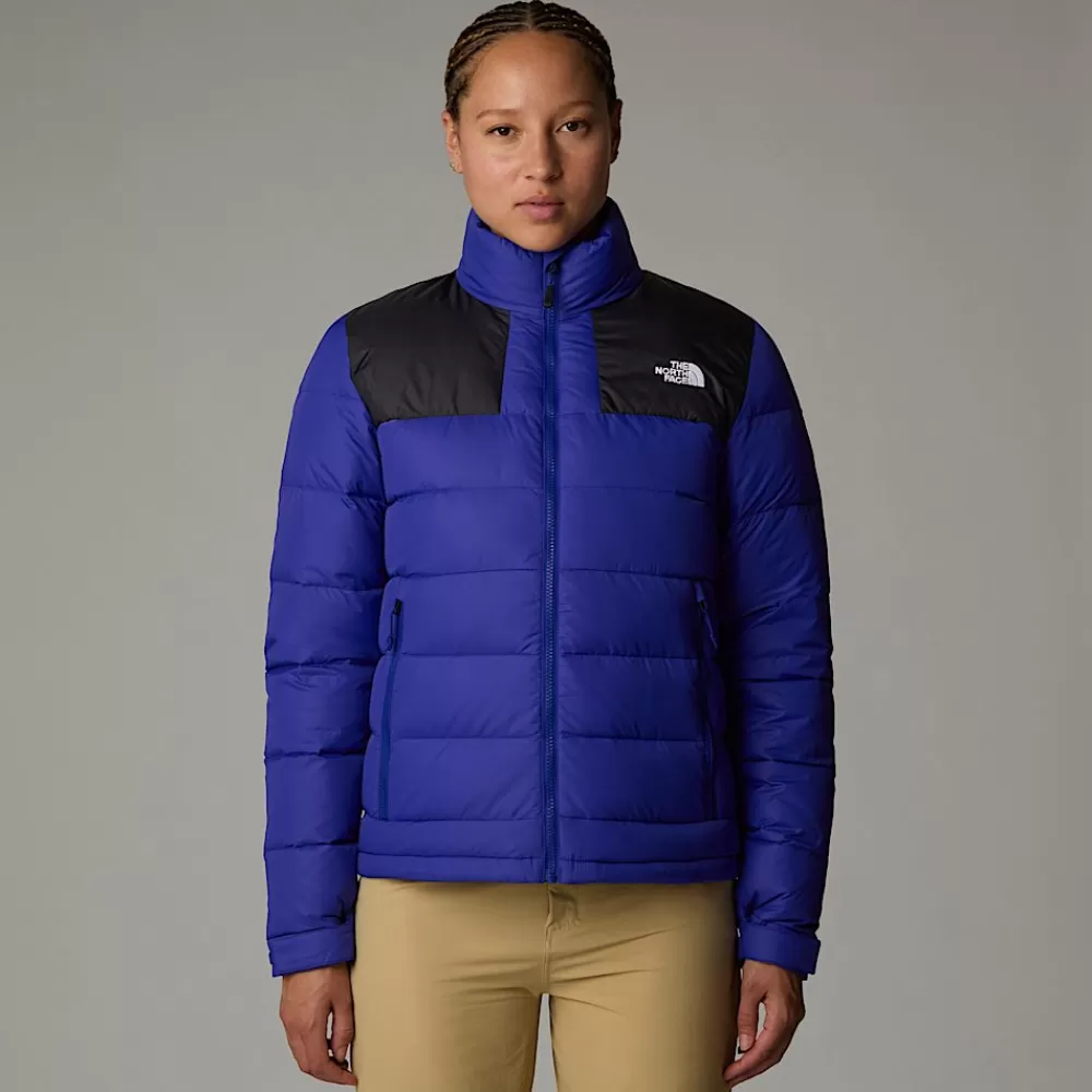 The North Face Insulated | Nuptse Og Dunjakker^Massif Dunjakke Til Damer Lapis Blue-TNF Black