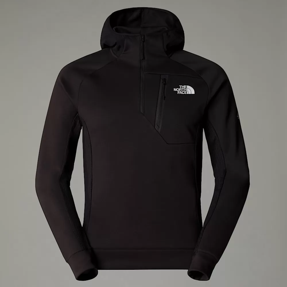 The North Face Active | Hoodies & Sweatshirts^Mountain Athletics Fleece Med Kvart Lynlås Og Hætte Til Herrer TNF Black