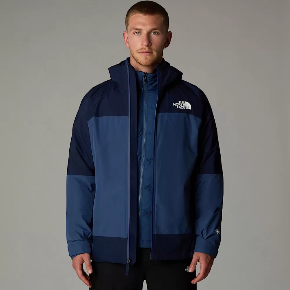 The North Face Vandtætte Jakker | Triclimate 3-I-1 Jakker^Mountain Light Triclimate 3-i-1 GORE-TEX® Jakke Til Herrer Shady Blue-Summit Navy-NPF