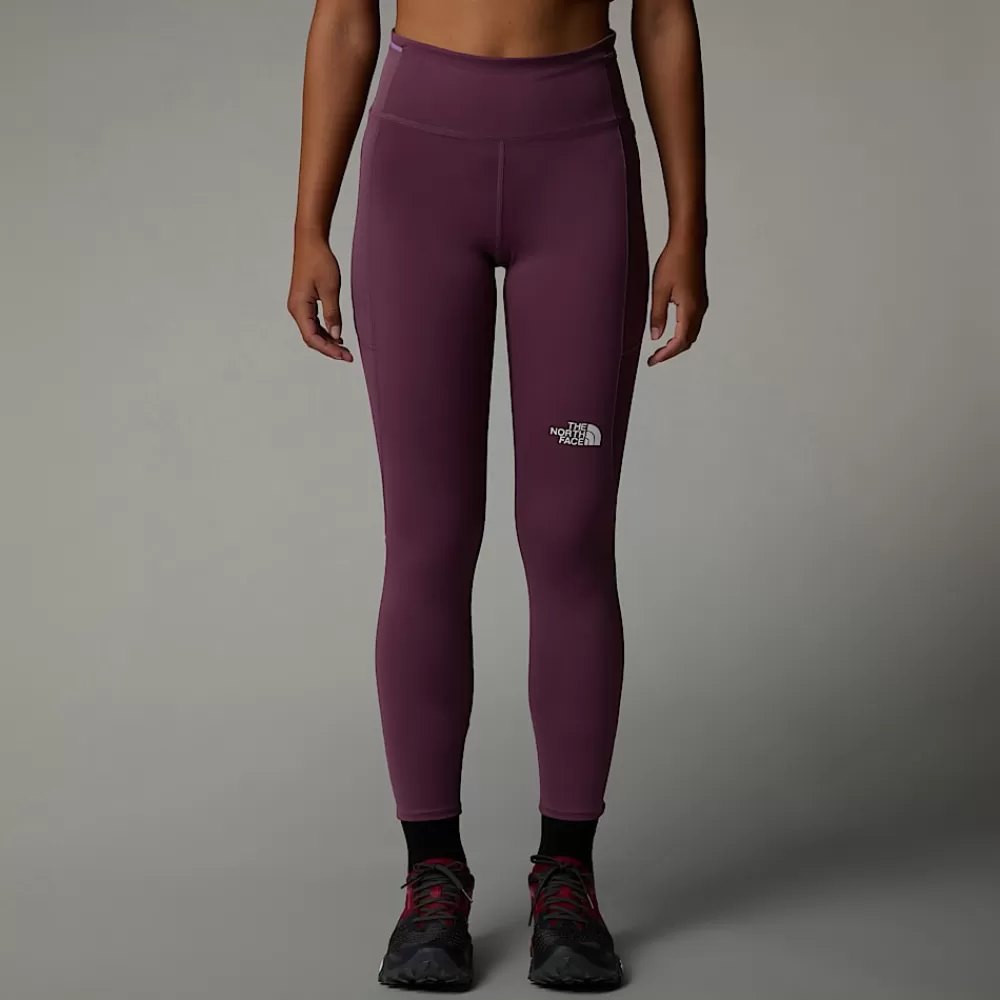 The North Face Leggings^Movmynt Leggings I Ankellængde Til Damer Midnight Mauve-Purple Granite