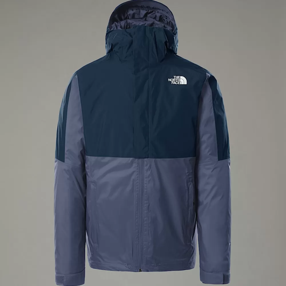 The North Face Vandtætte Jakker | Triclimate 3-I-1 Jakker^New DryVent™ Triclimate Dunjakke Til Herrer Shady Blue-Summit Navy-NPF