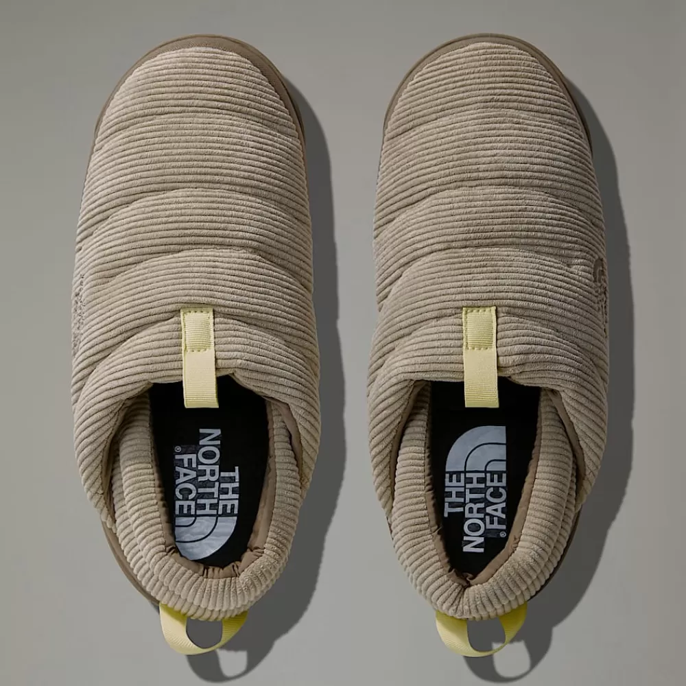 The North Face Sandals | Vintersko^Nuptse Corduroy Street Mules Til Herrer CLAY GREY/CAVERN GREY