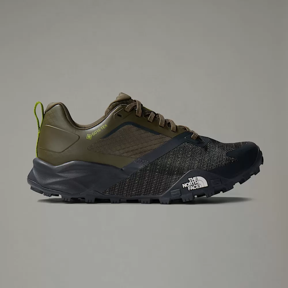 The North Face Trail Run^Offtrail TR GORE-TEX® Trailløbesko Til Herrer New Taupe Green-Asphalt Grey