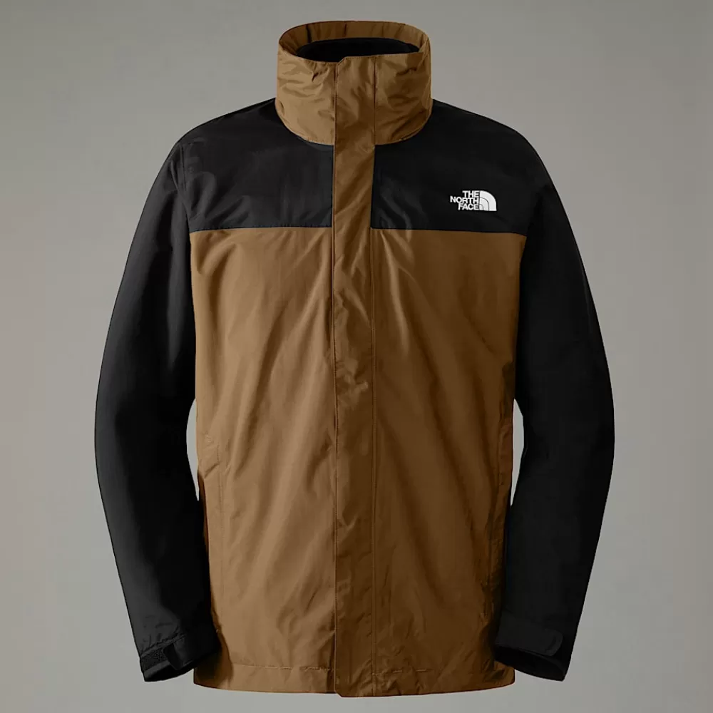 The North Face Vandtætte Jakker | Triclimate 3-I-1 Jakker^Original Triclimate 3-i-1 Jakke Til Herrer UTILITY BROWN/TNF BLACK