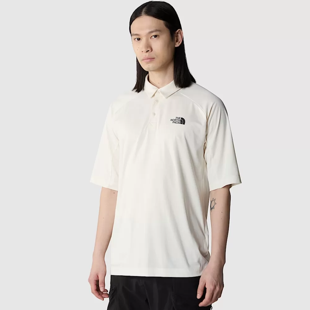 The North Face Shirts & Polos^Pakvenlig LIGHTRANGE™ Polotrøje Til Herrer White Dune