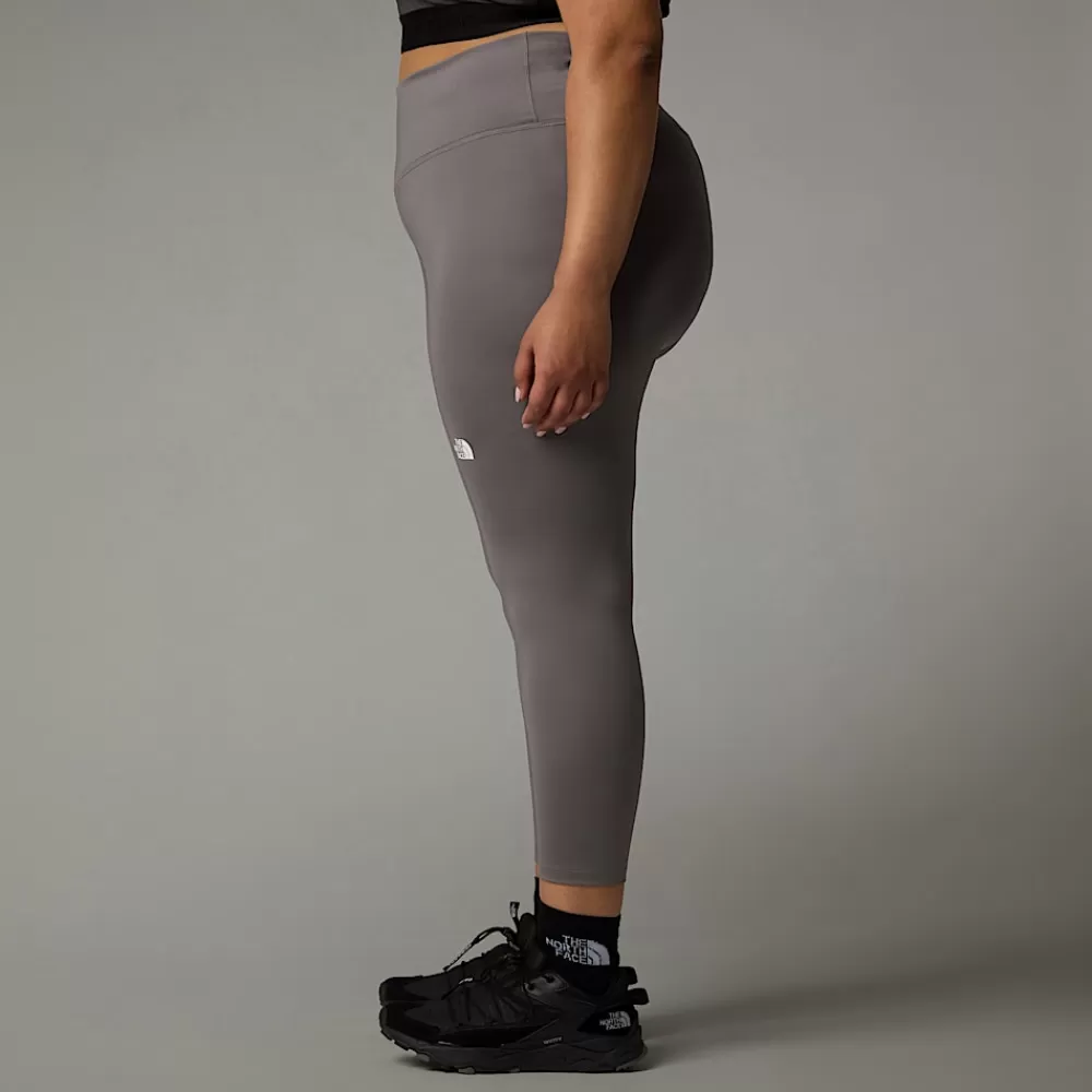 The North Face Leggings | Curve & Plus Size Underdele^Plus Size Flex High Rise Leggings I Ankellængde Til Damer Smoked Pearl