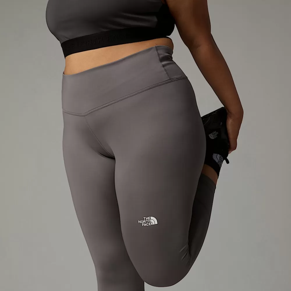 The North Face Leggings | Curve & Plus Size Underdele^Plus Size Flex High Rise Leggings I Ankellængde Til Damer Smoked Pearl