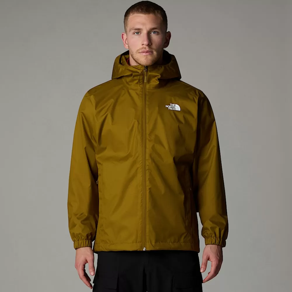 The North Face Vandtætte Jakker^Quest Jakke Med Hætte Til Herrer Moss Green