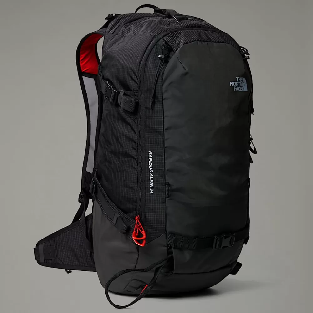 The North Face Mens | Herrerygsække^Rapidus Alpine 34-liters Rygsæk Asphalt Grey-TNF Black