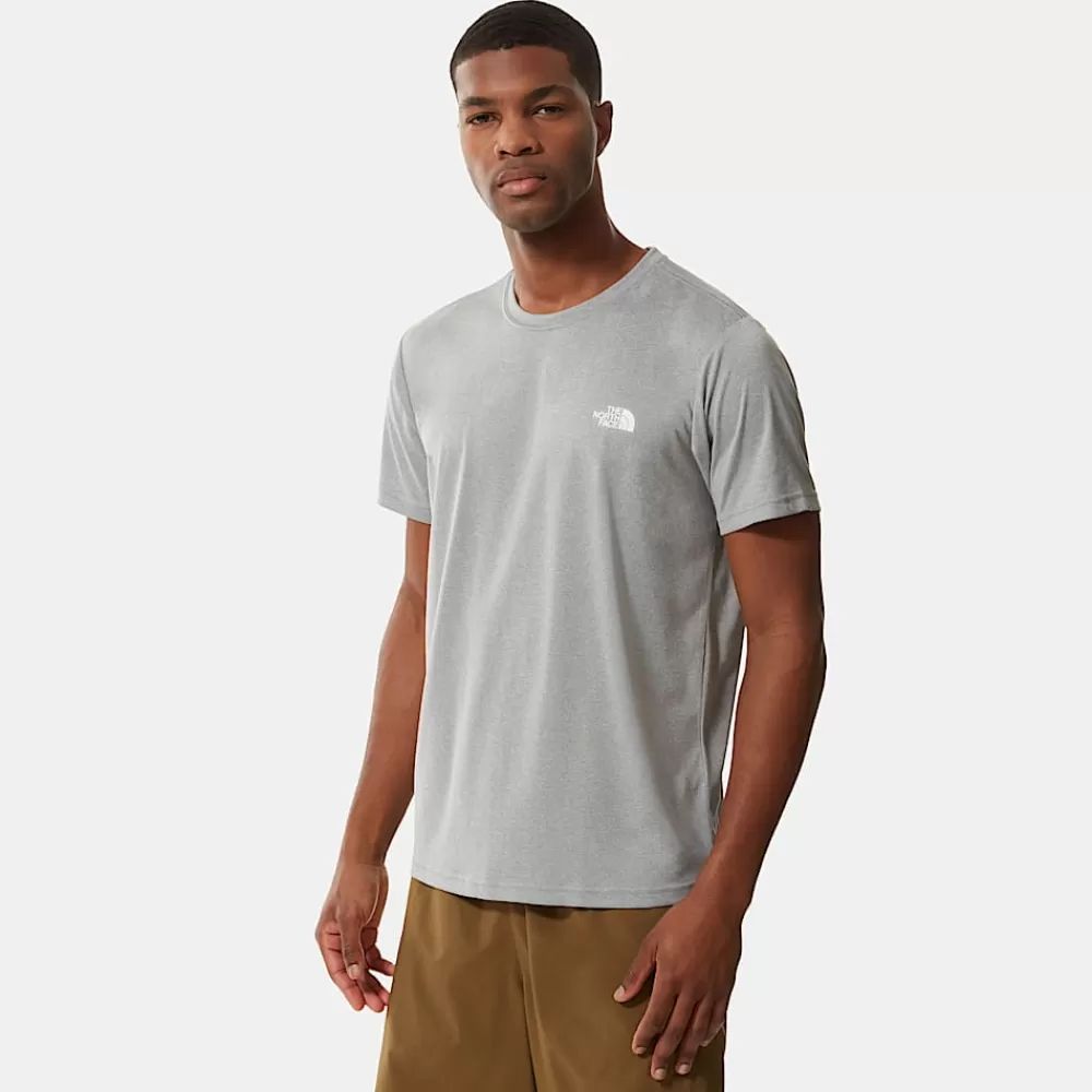 The North Face Active^Reaxion Amp T-shirt Til Herrer Mid Grey Heather