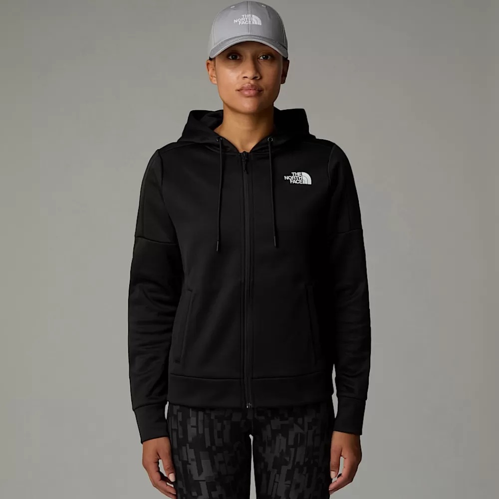 The North Face Hoodies & Sweatshirts | Koordinater^Reaxion Fleece Hættetrøje Med Gennemgående Lynlås Til Damer TNF Black-NPF