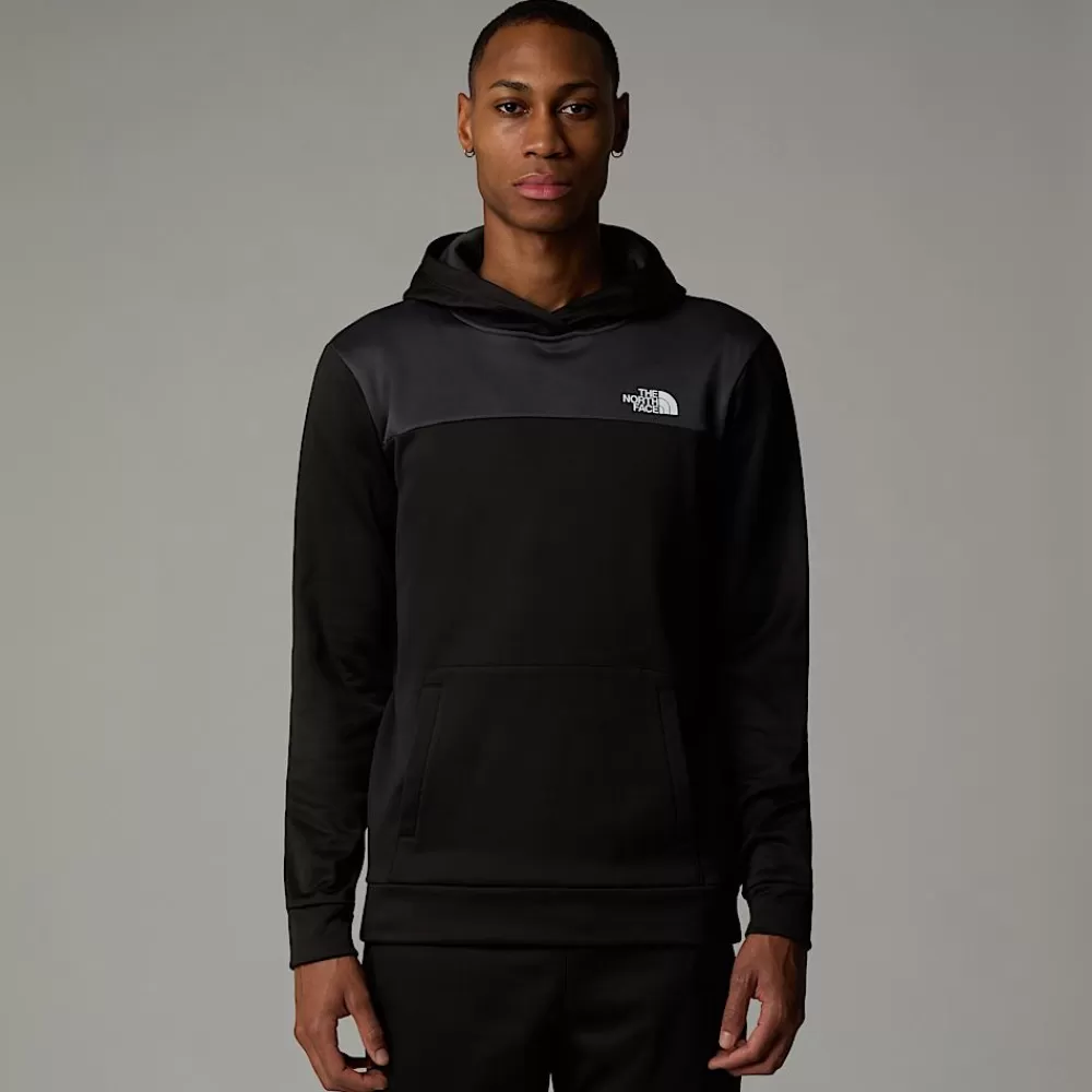 The North Face Hoodies & Sweatshirts^Reaxion Fleece Pullover Hættetrøje Til Herrer TNF Black-Asphalt Grey