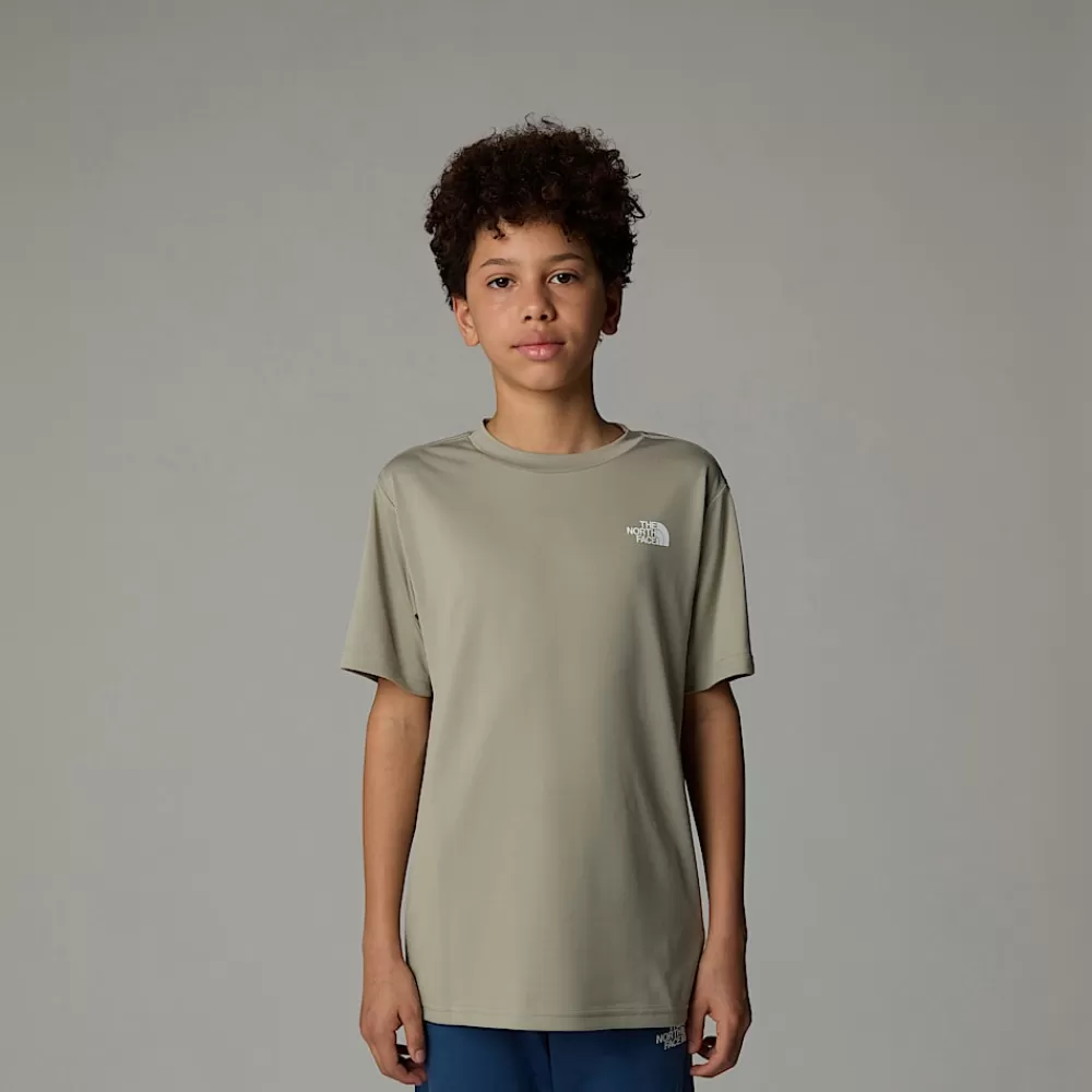 The North Face T-Shirts^Reaxion T-shirt Til Drenge Clay Grey