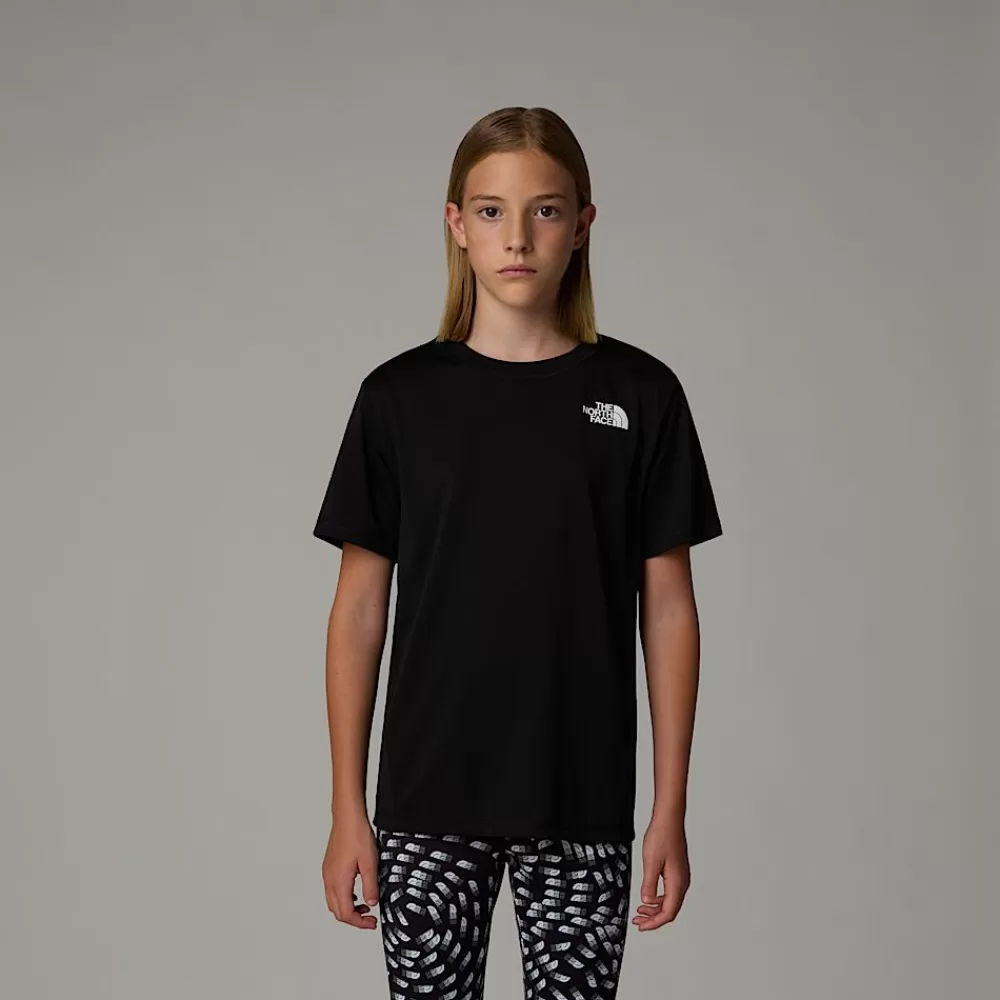 The North Face T-Shirts Og Braletter^Reaxion T-shirt Til Piger TNF Black