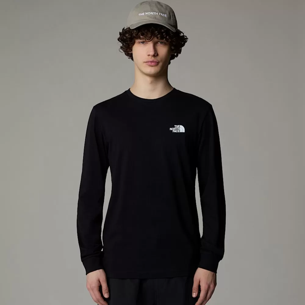 The North Face Shirts & Polos^Red Box T-shirt Med Lange ærmer Til Herrer TNF Black