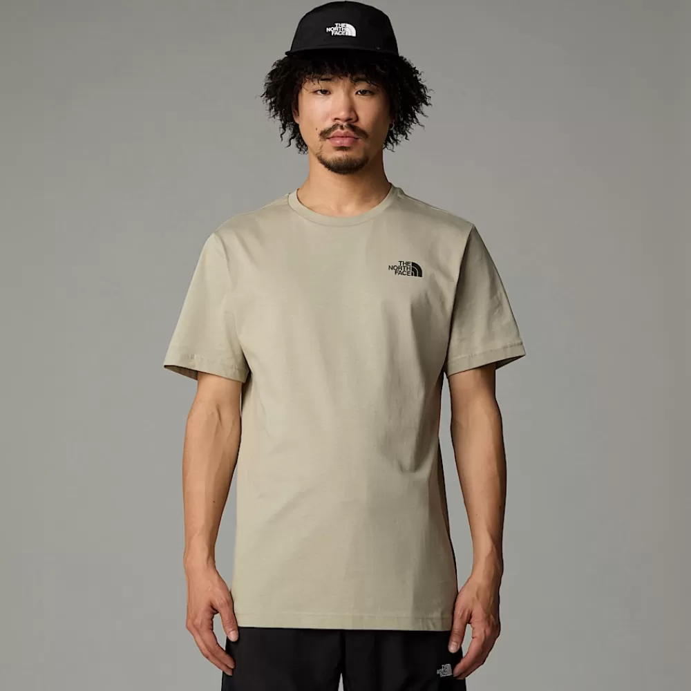 The North Face Shirts & Polos^Redbox Graphic T-shirt Til Herrer Clay Grey-TNF Black 3D Summit Mesh Print