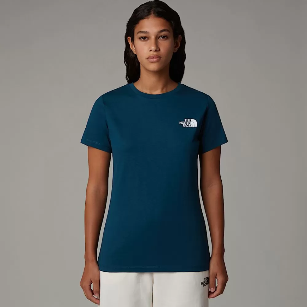 The North Face T-Shirts Og Trøjer^Redbox T-shirt Til Damer Midnight Petrol