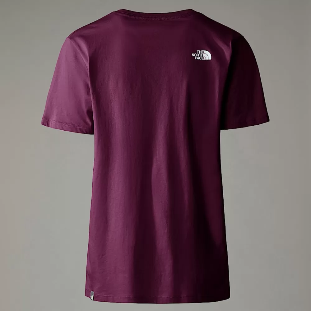 The North Face T-Shirts Og Trøjer^Relaxed T-shirt Til Damer Boysenberry