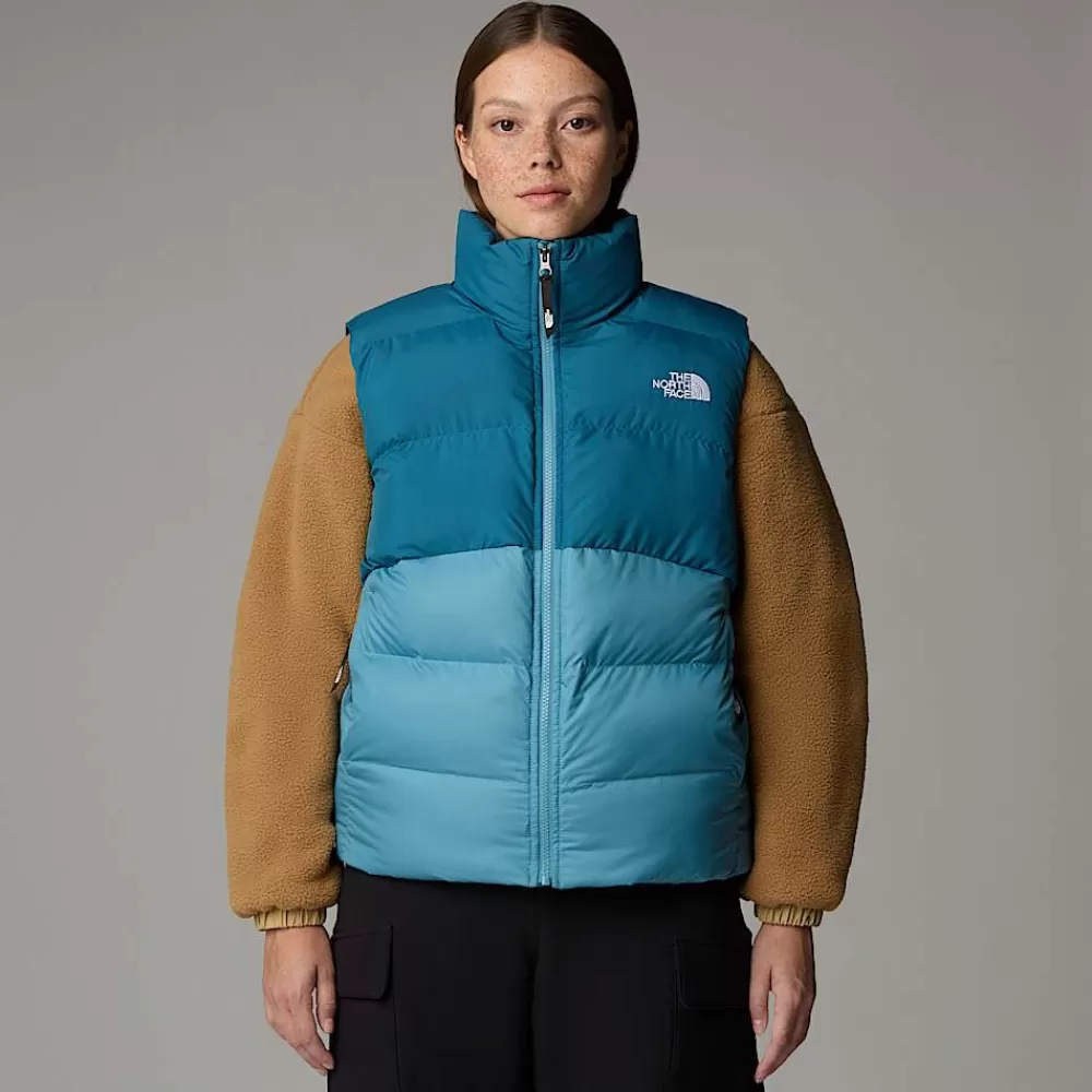 The North Face Vests | Nuptse Og Dunjakker^Saikuru Vest Til Damer Algae Blue-Mallard Blue