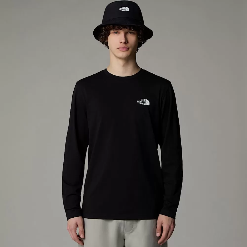 The North Face Shirts & Polos^Simple Dome Langærmet T-shirt Til Herrer TNF Black